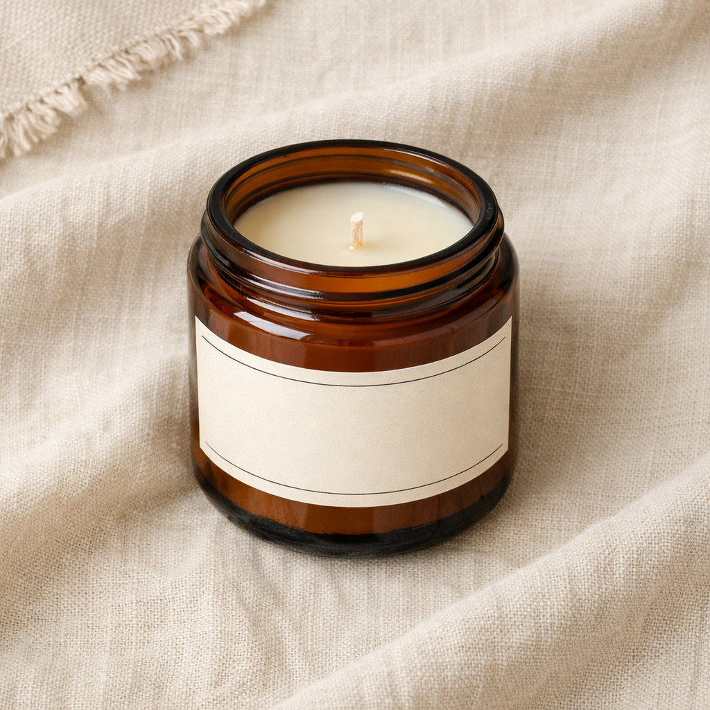 Crème nº 4 jar on cream linen